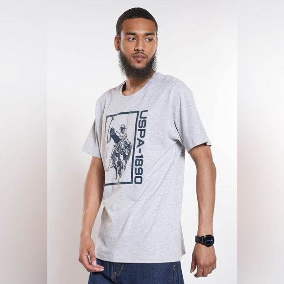 U.S. Polo Assn. T Shirt Gray Tee Short Sleeve Size XXL - Picture 6 of 12